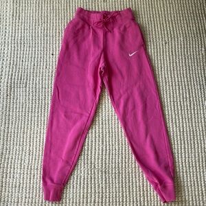 Nike hot pink joggers great condition !